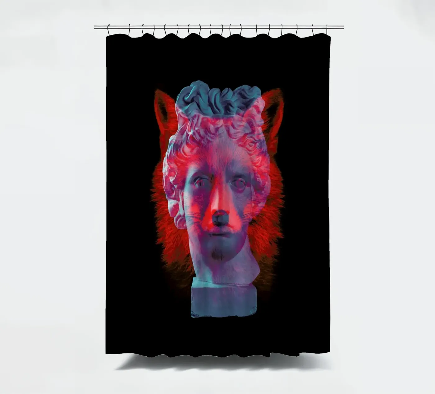 Fox Duschvorhang von Chris Wharton