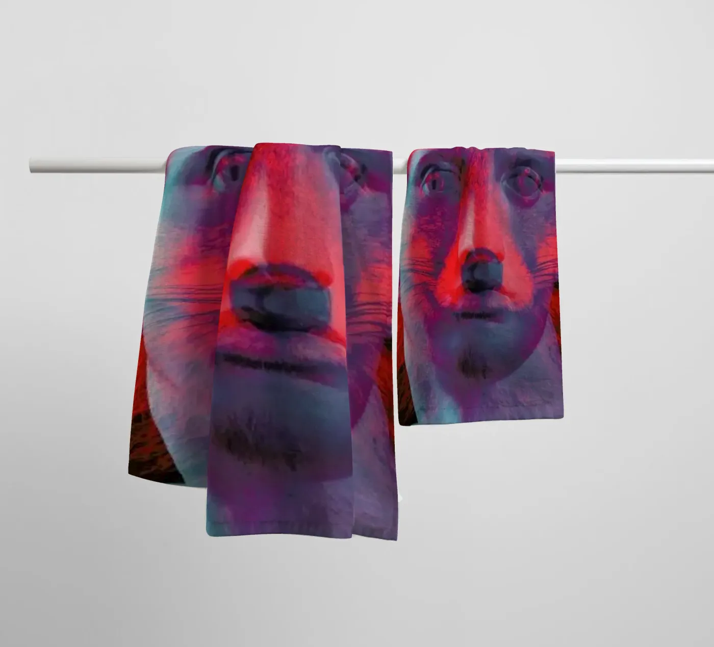 Fox towel by Chris Wharton