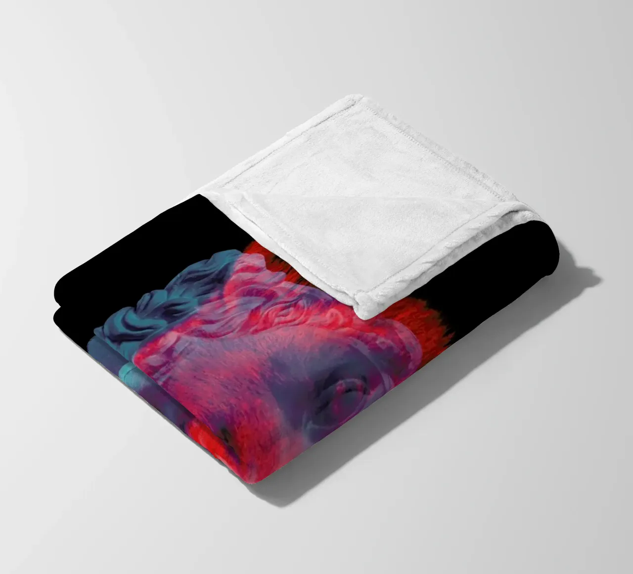 Fox fleece blanket by Chris Wharton