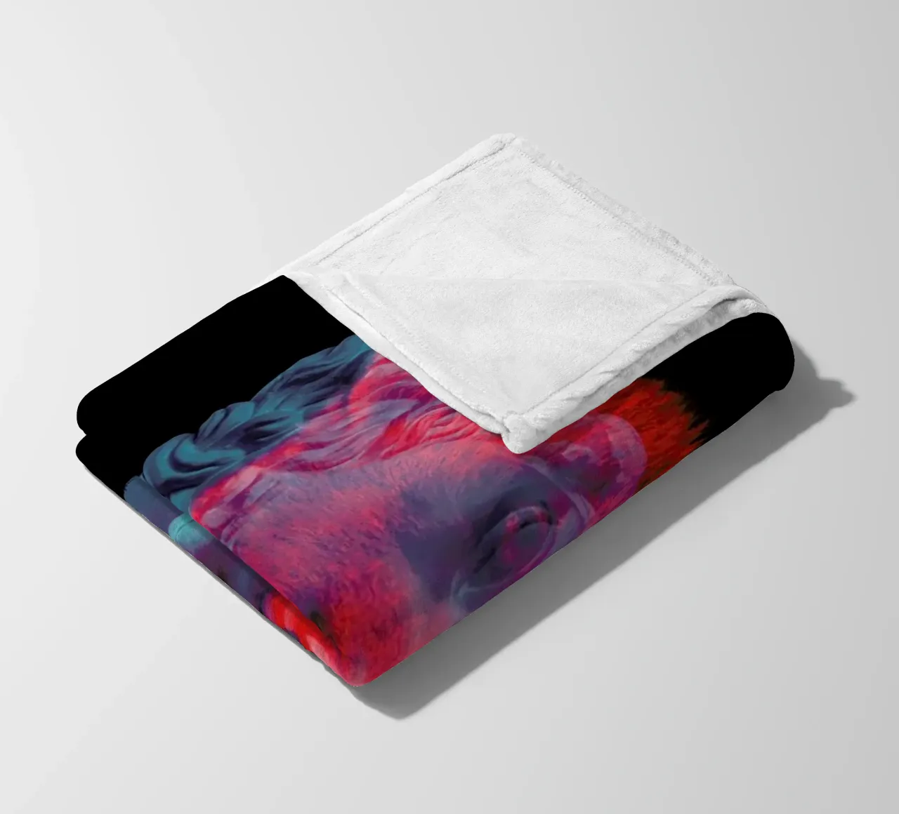 Fox fleece blanket by Chris Wharton