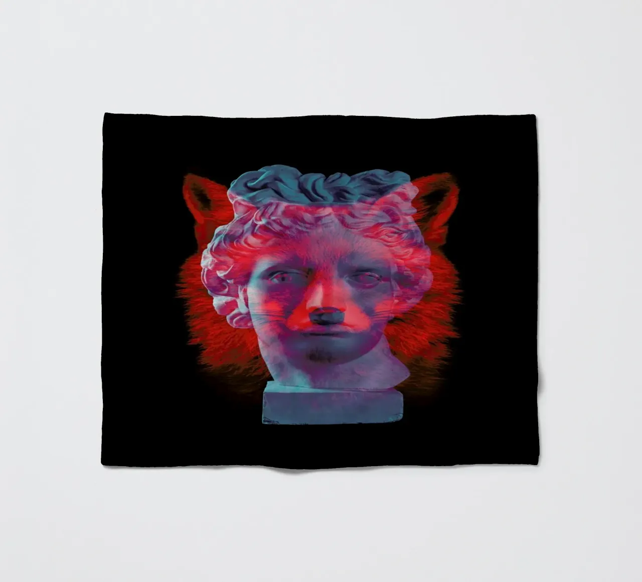 Fox fleece blanket by Chris Wharton