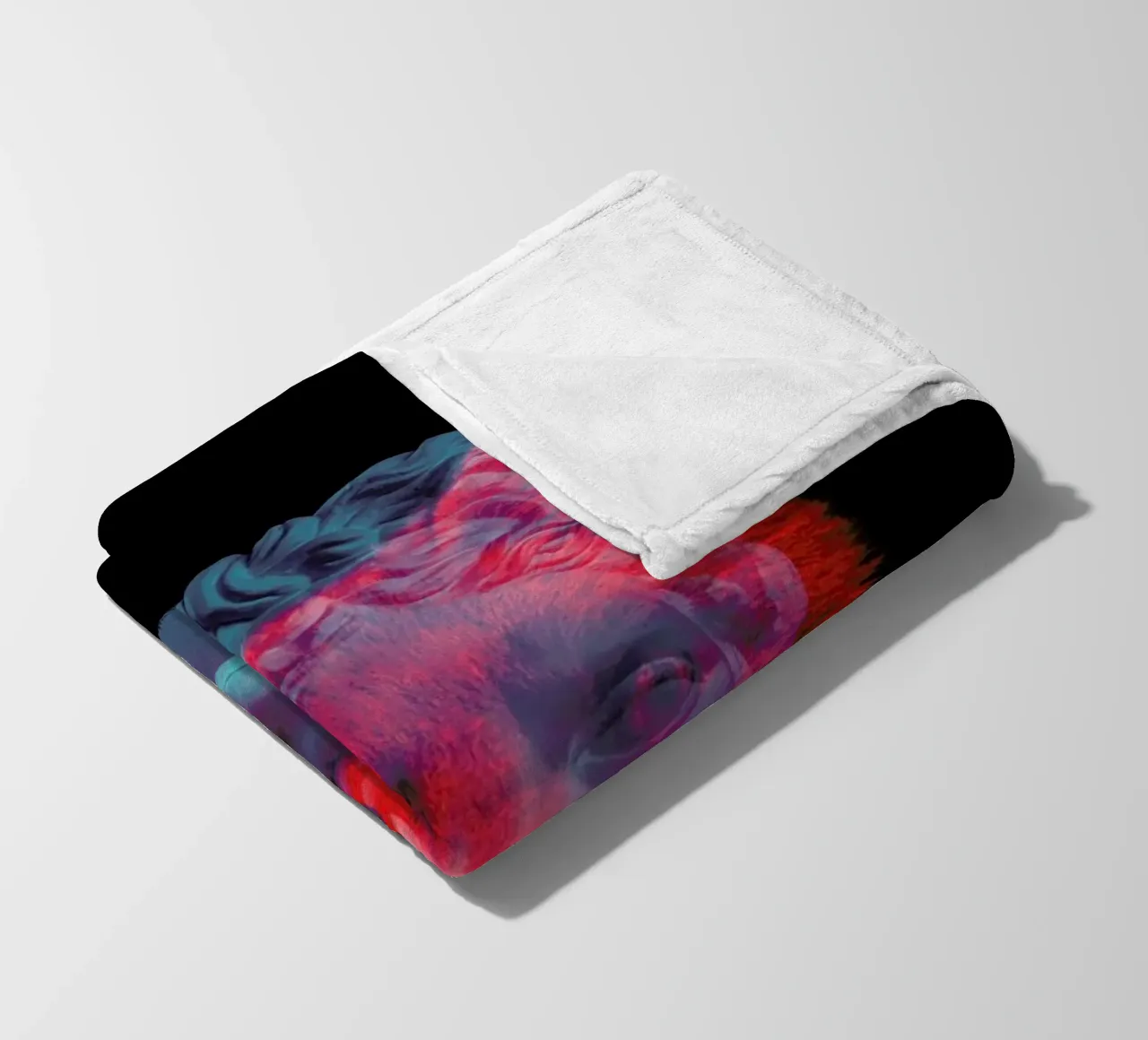 Fox fleece blanket by Chris Wharton