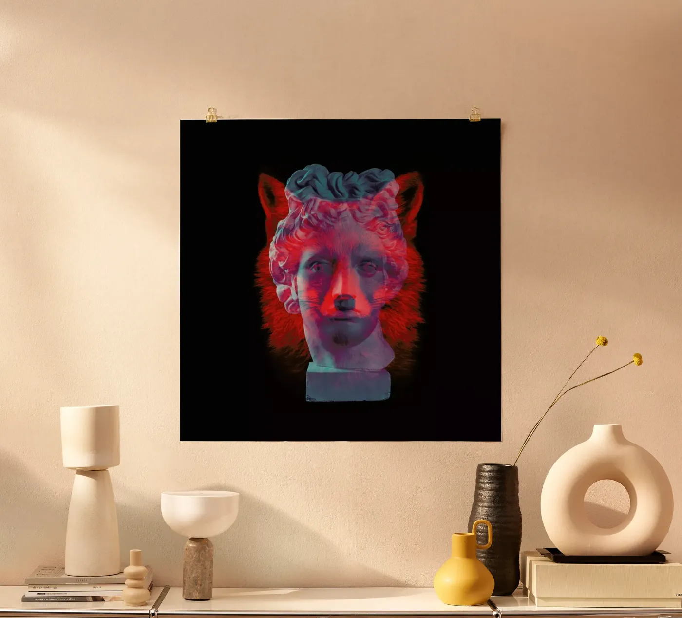 Fox Poster von Chris Wharton