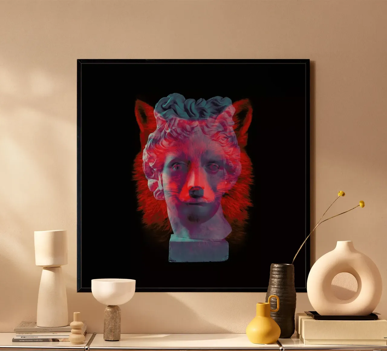 Fox poster van Chris Wharton