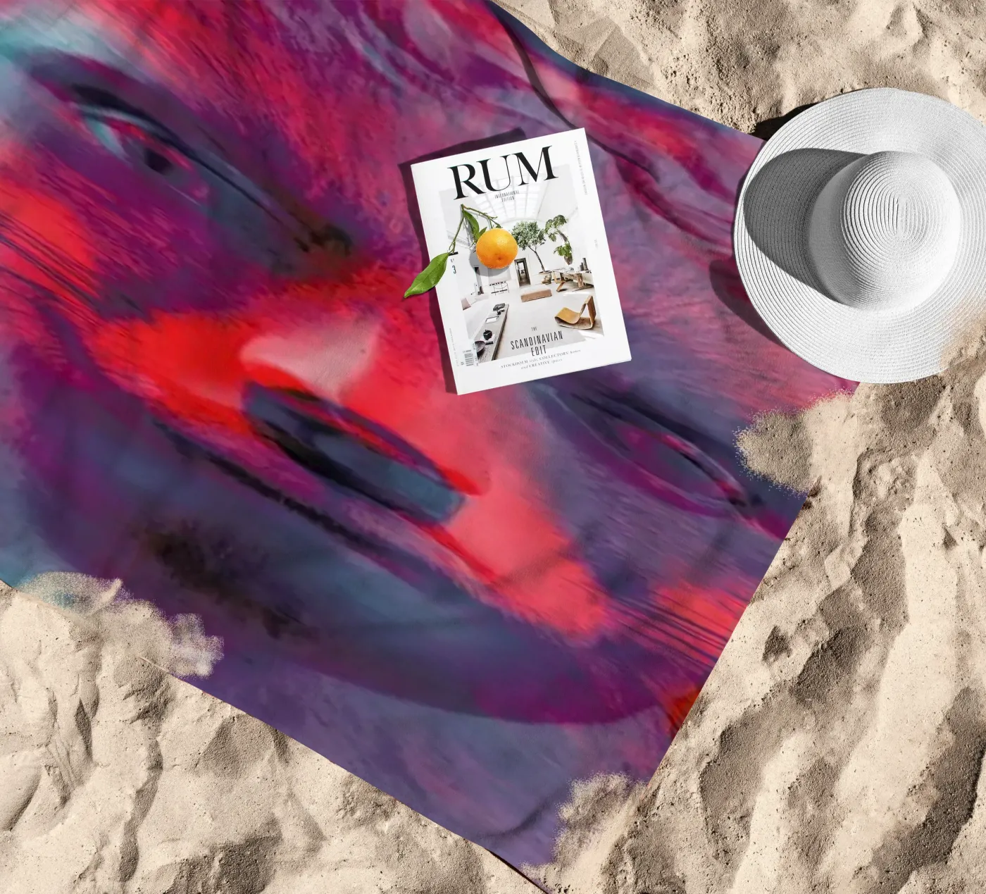 Fox Strandtuch von Chris Wharton