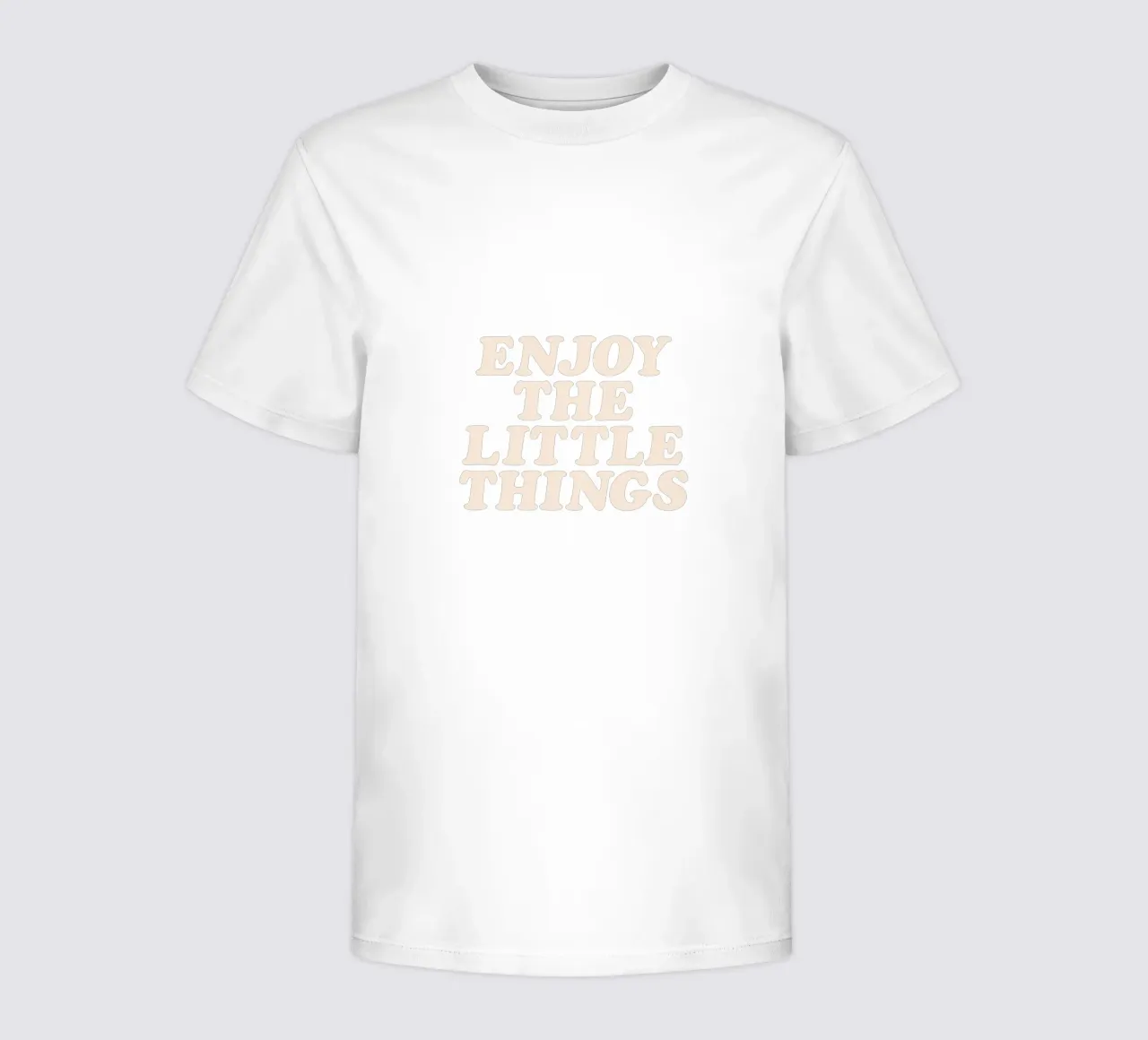 Godetevi le piccole cose Design tipografico positivo t-shirt bambini da THE MOTIVATED TYPE