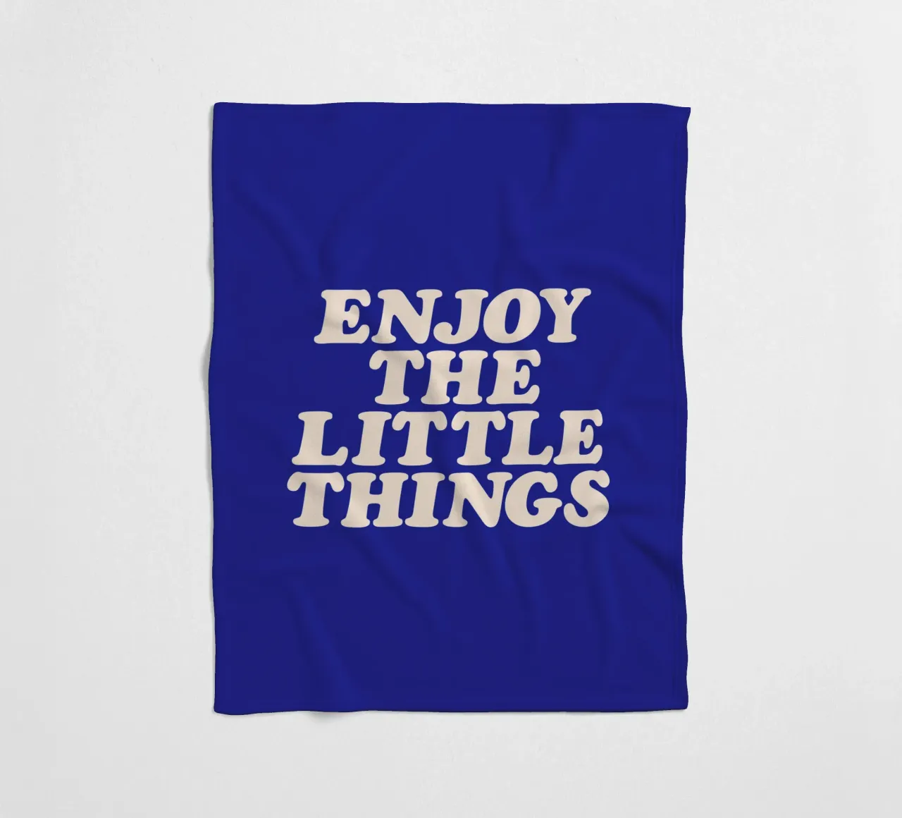 Godetevi le piccole cose Design tipografico positivo coperta in pile da THE MOTIVATED TYPE