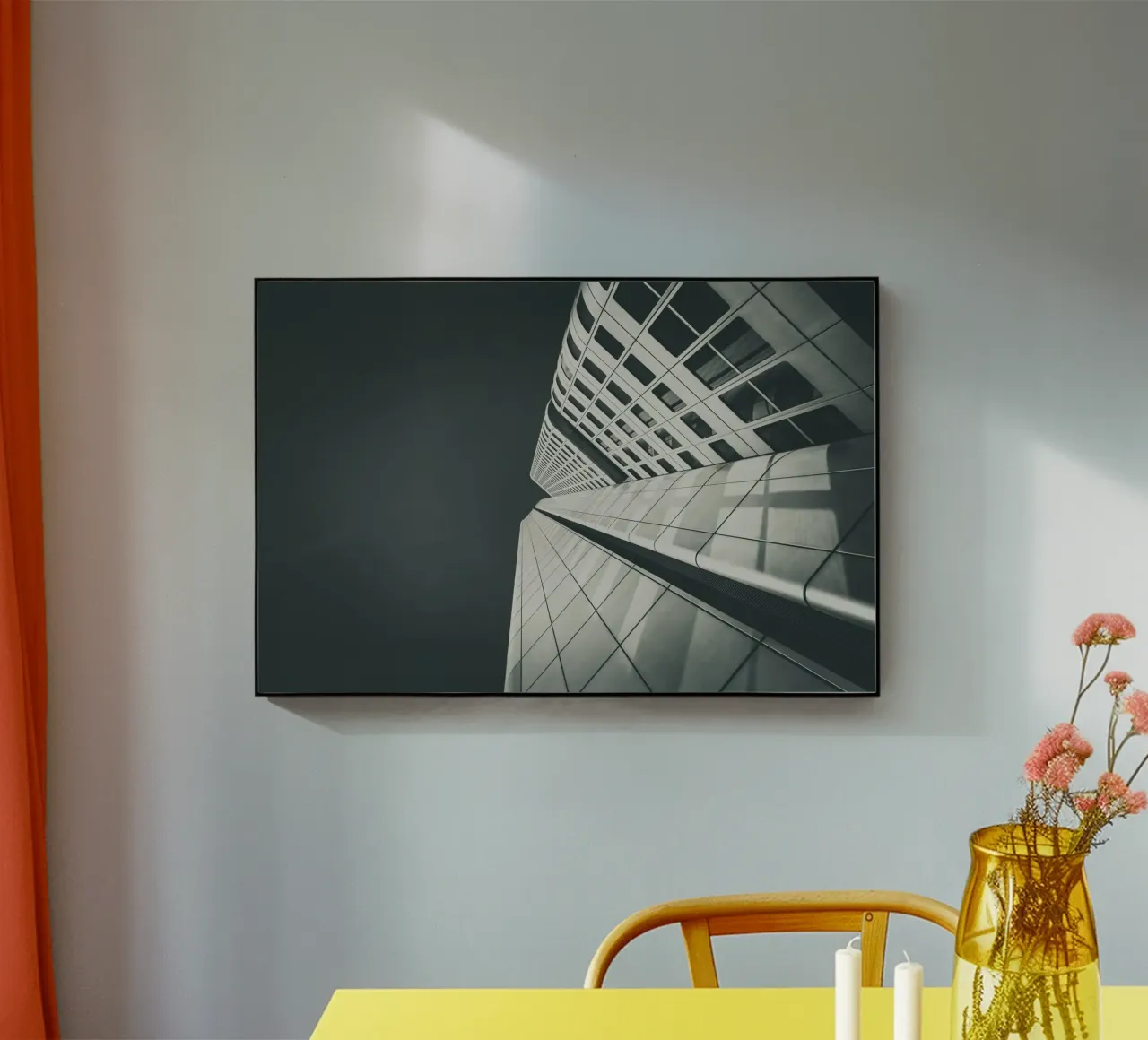 Mainhatten acrylic glass by Flo Klein