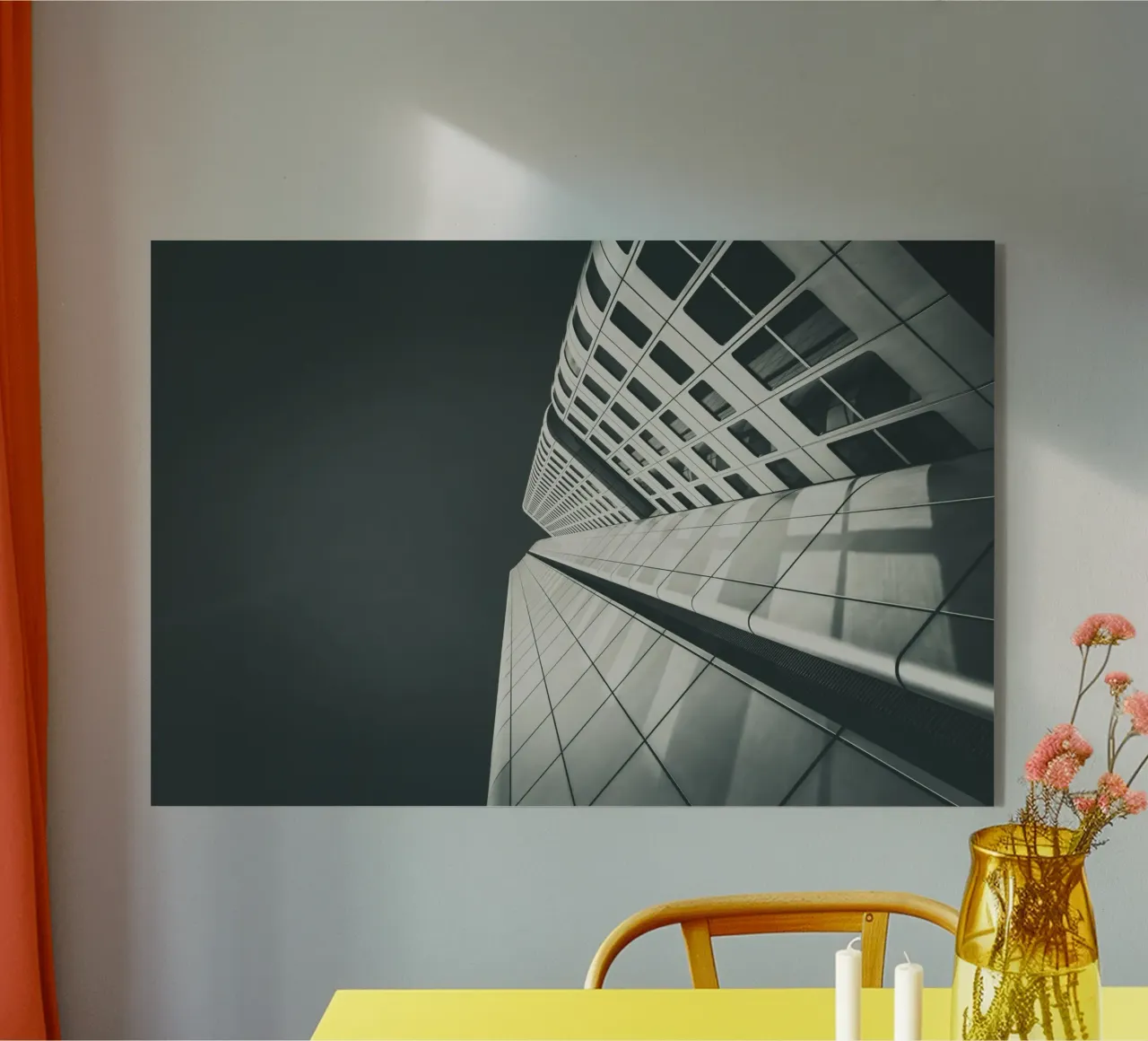 Mainhatten acrylic glass by Flo Klein