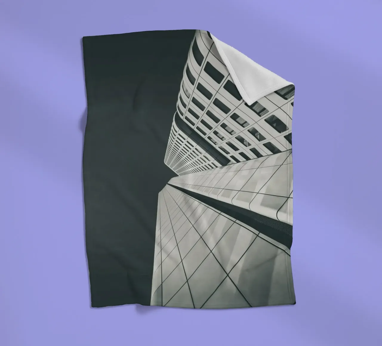Mainhatten coperta in pile da Flo Klein