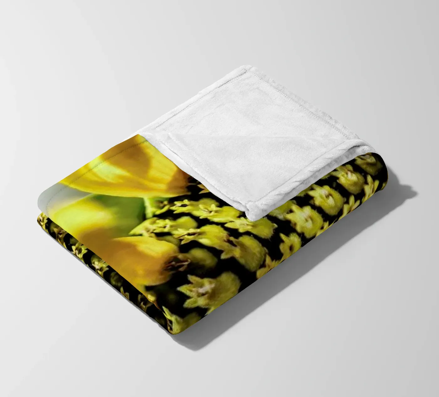 Sunflower fleecedeken van Shot By Clint