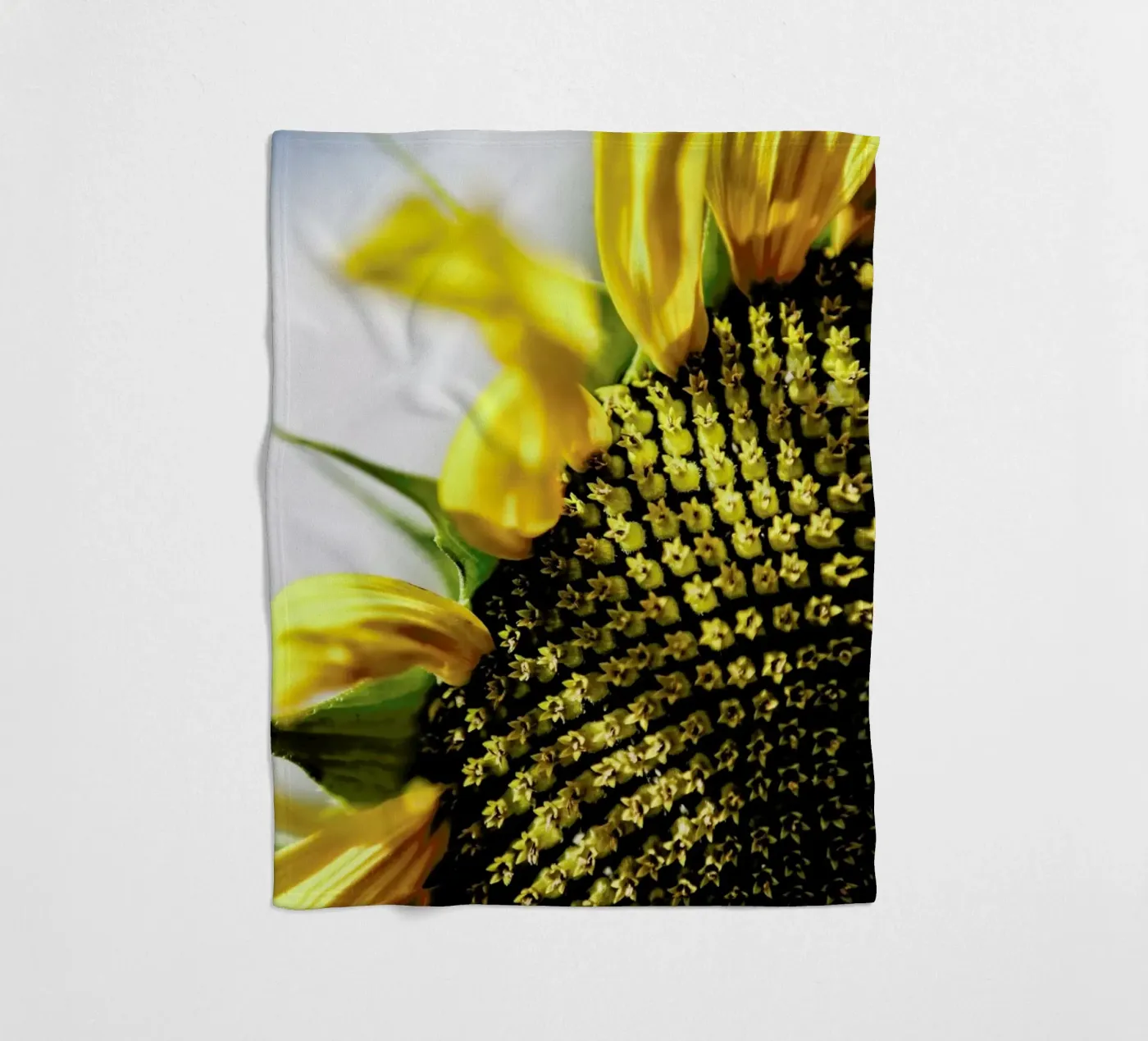 Sunflower fleecedeken van Shot By Clint