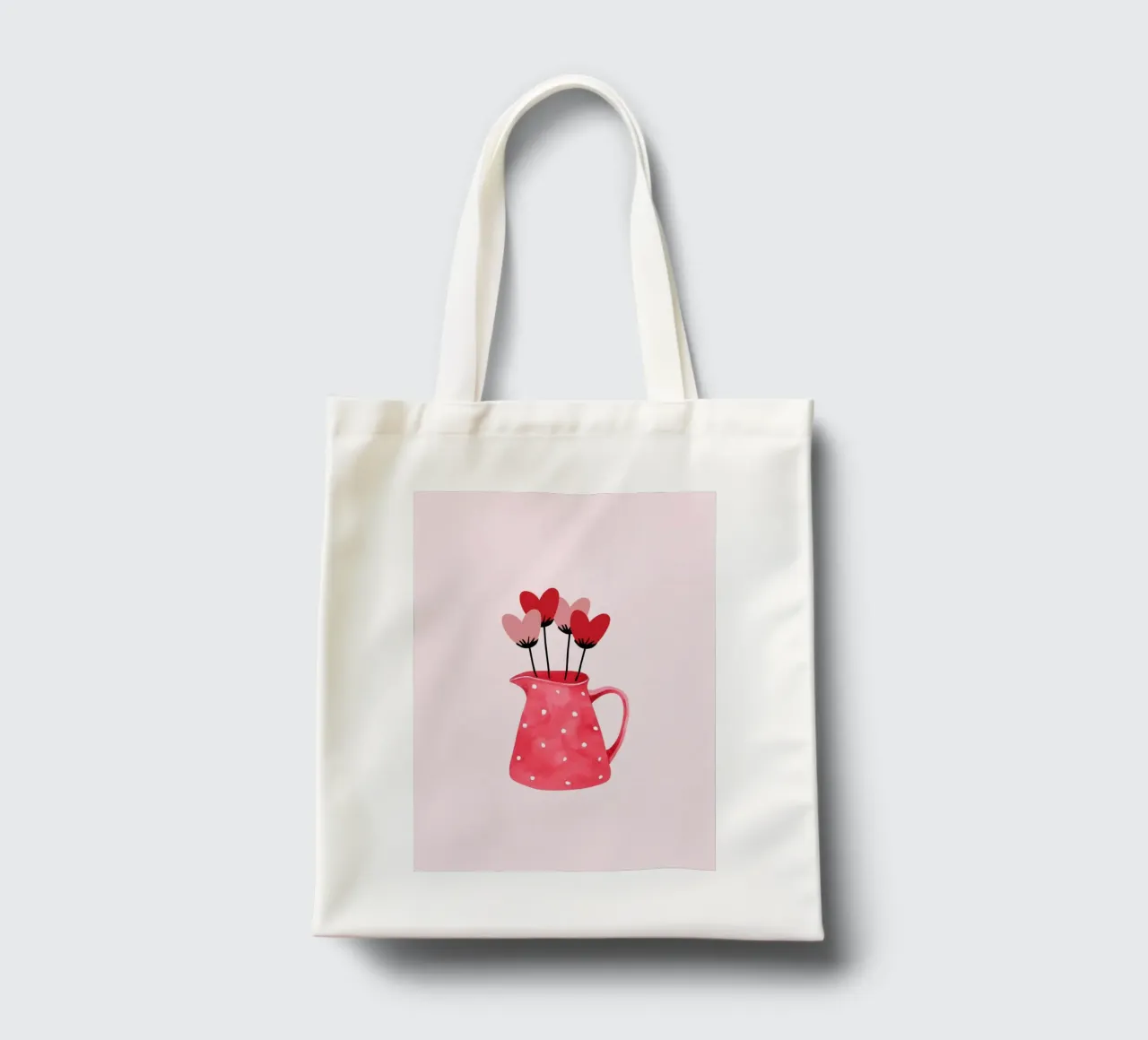 Bouquet d'amour borsa in juta da Idées & Création