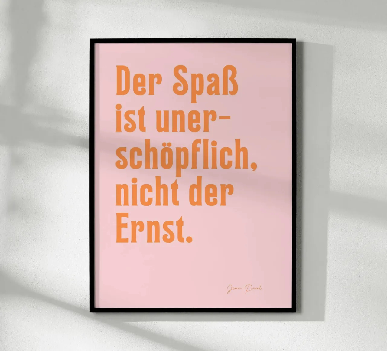 Der Spaß ist unerschöpflich poster con telaio in plastica da Ohkimiko