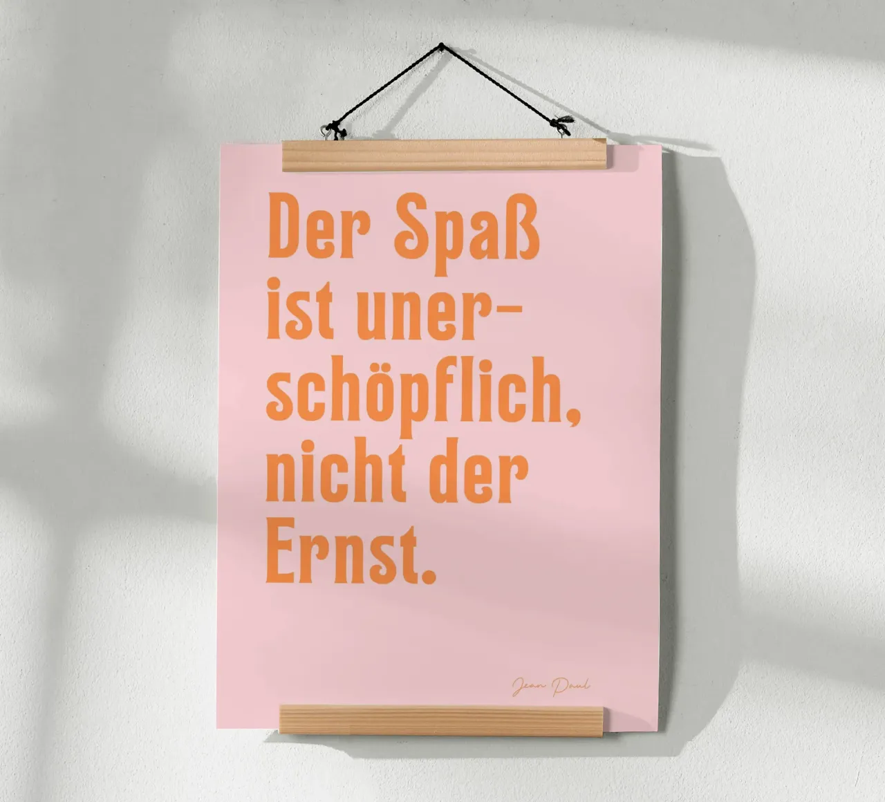 Der Spaß ist unerschöpflich poster con telaio in plastica da Ohkimiko