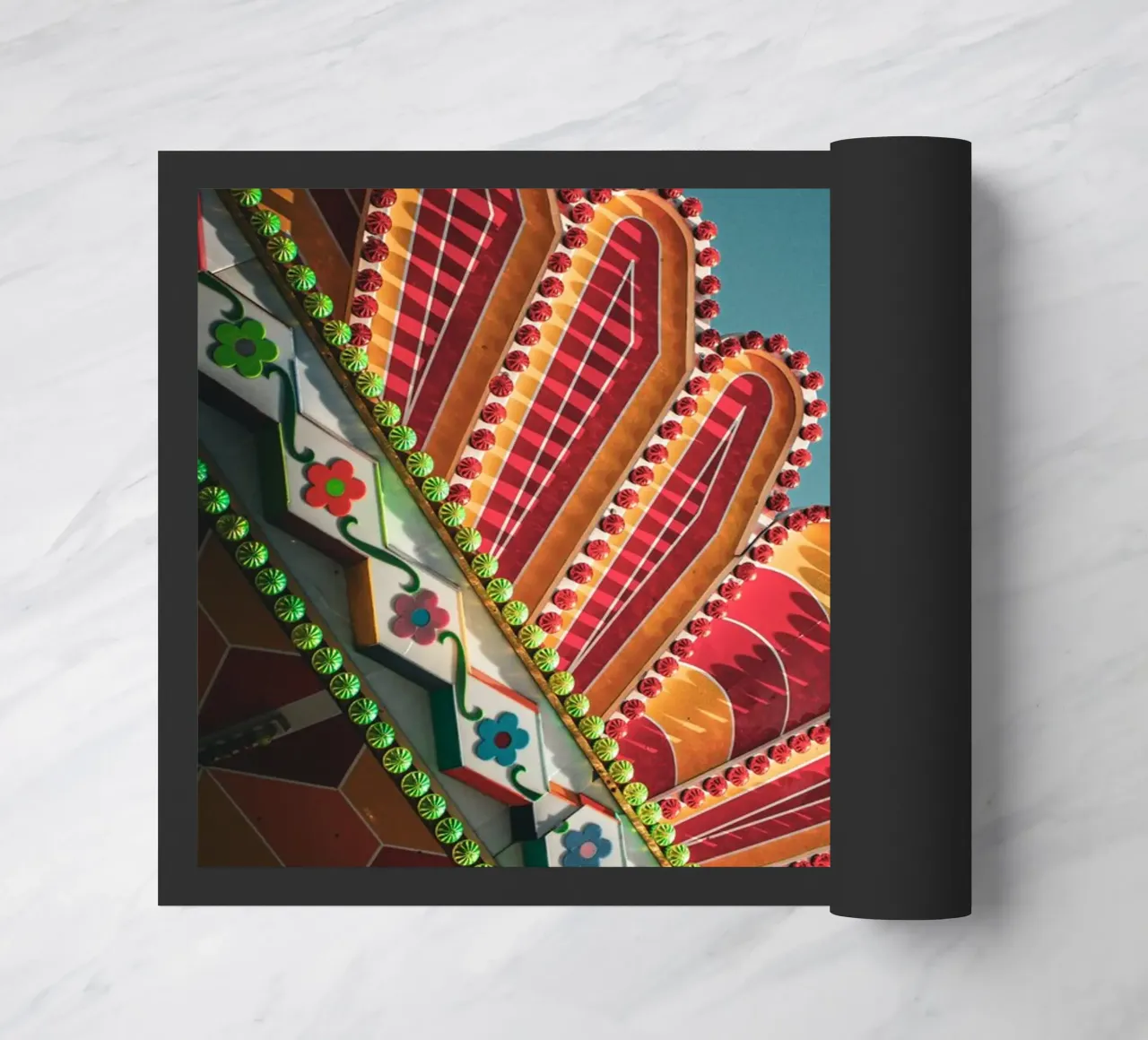 Wiesn Lichter doormat by Flo Klein