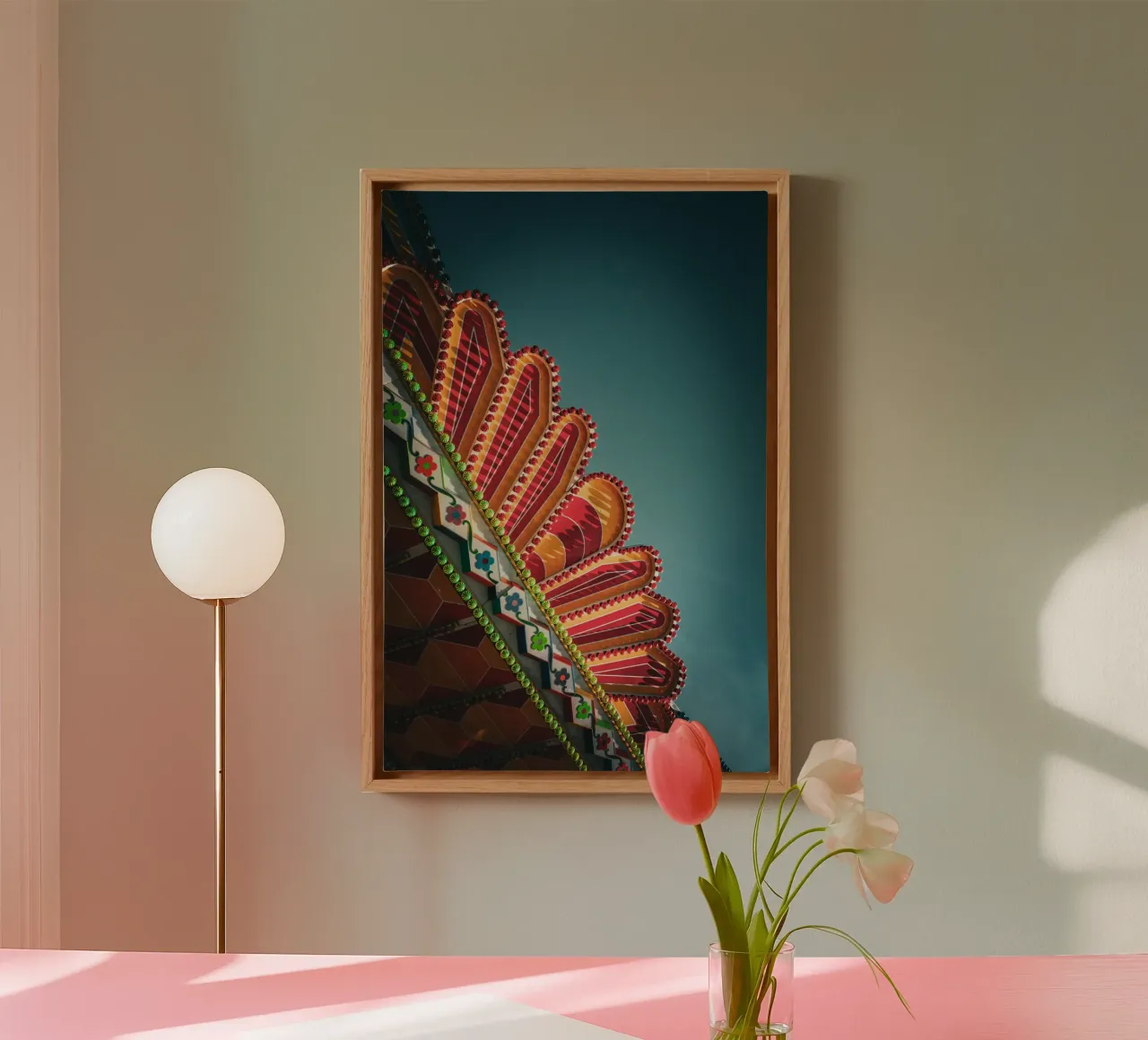 Wiesn Lichter canvas by Flo Klein