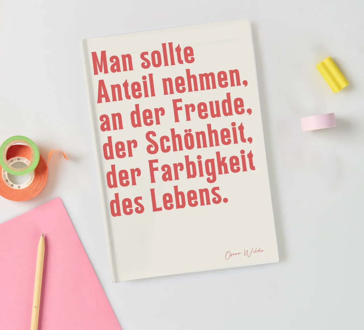 Freude am Leben Notizbuch von Ohkimiko