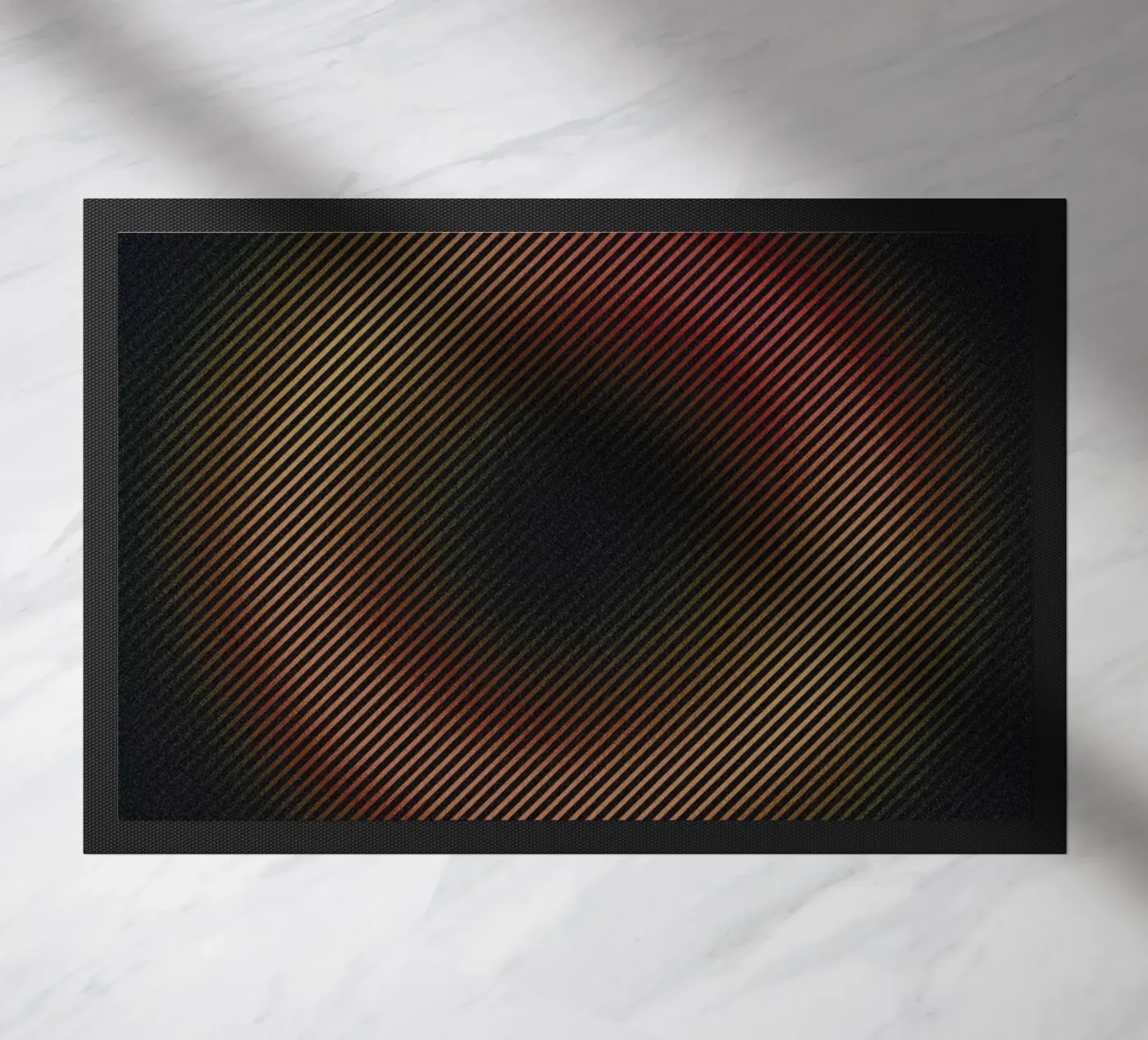 Burn doormat by Bryon S. White