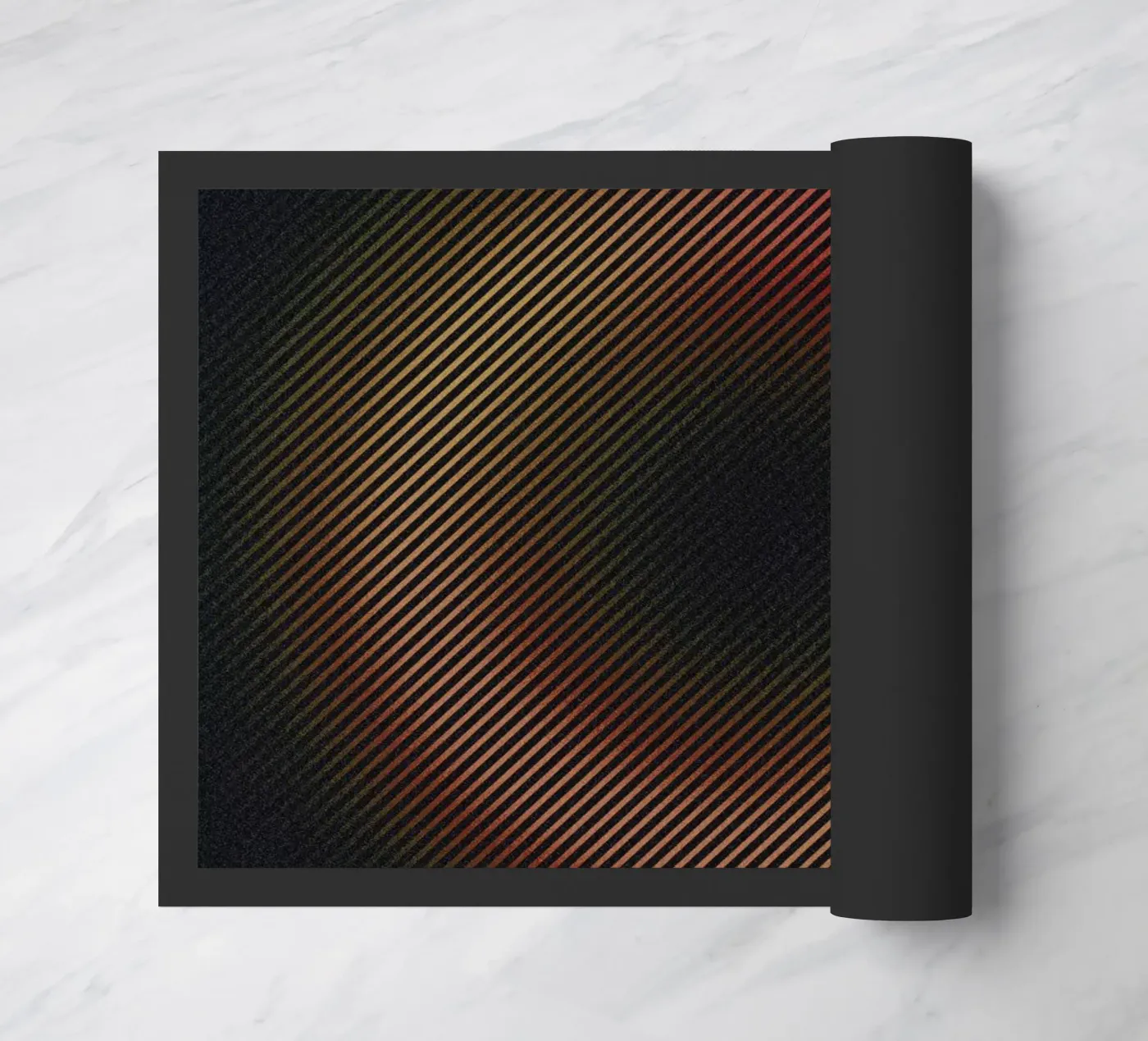 Burn doormat by Bryon S. White