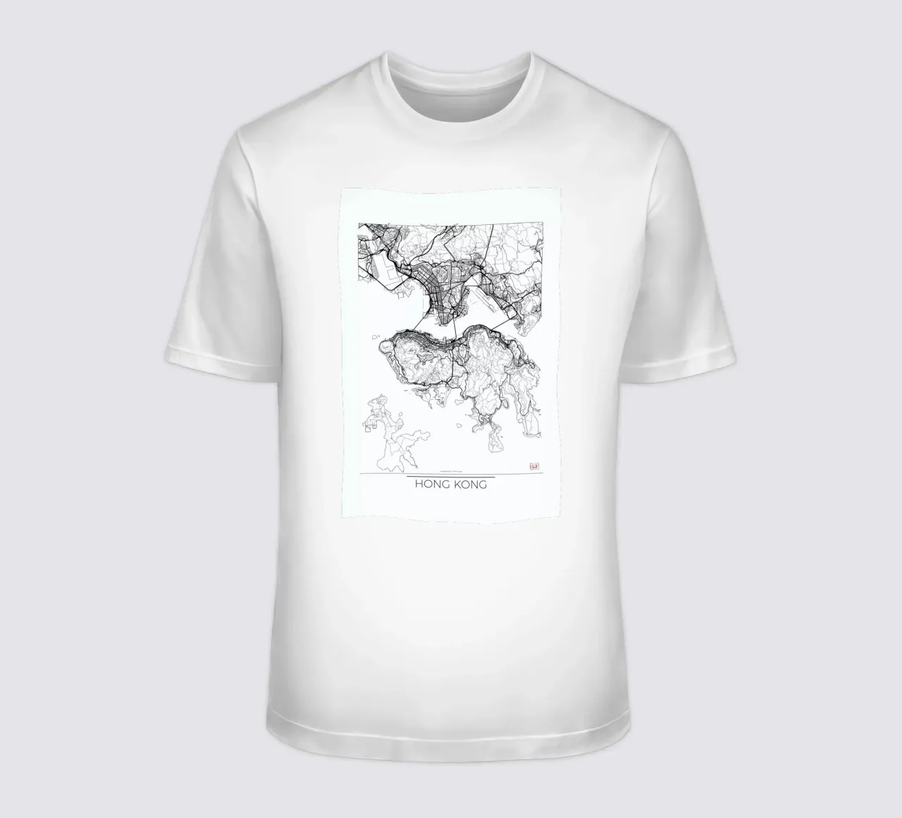 Hong Kong Minimal t-shirt da Hubert Roguski