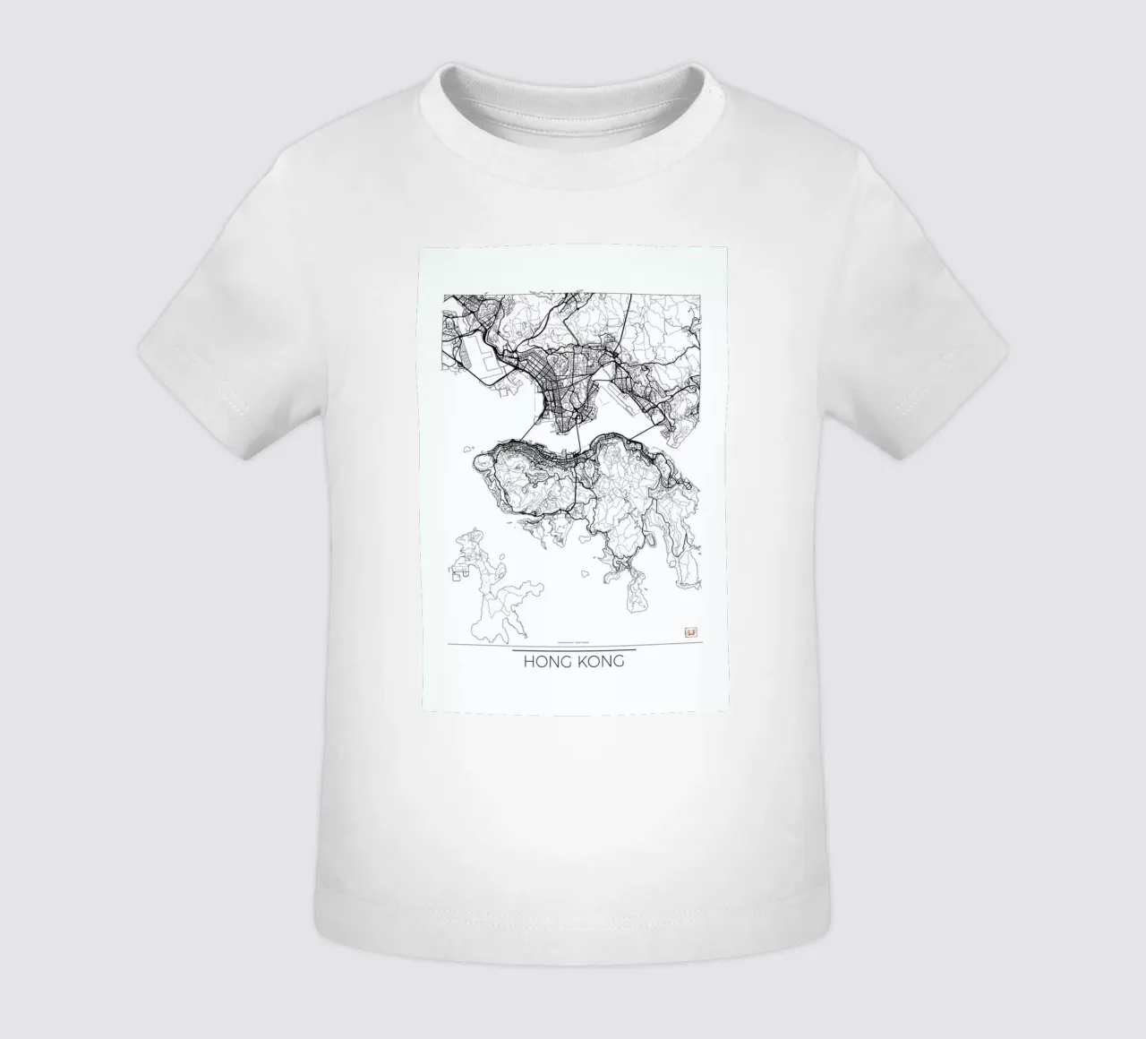 Hong Kong Minimal maglietta neonato da Hubert Roguski