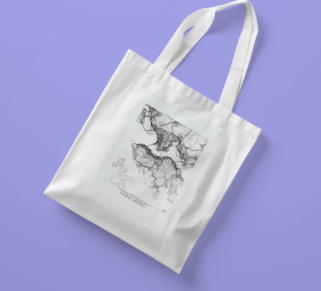 Hong Kong Minimal borsa in juta da Hubert Roguski