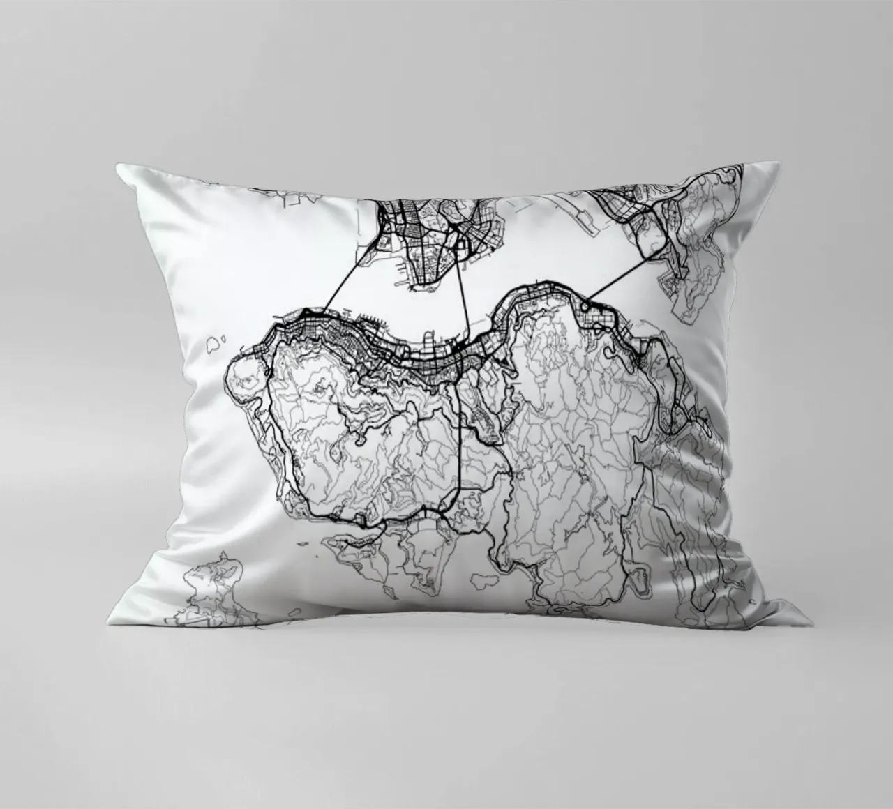 Hong Kong Minimal cuscino da Hubert Roguski