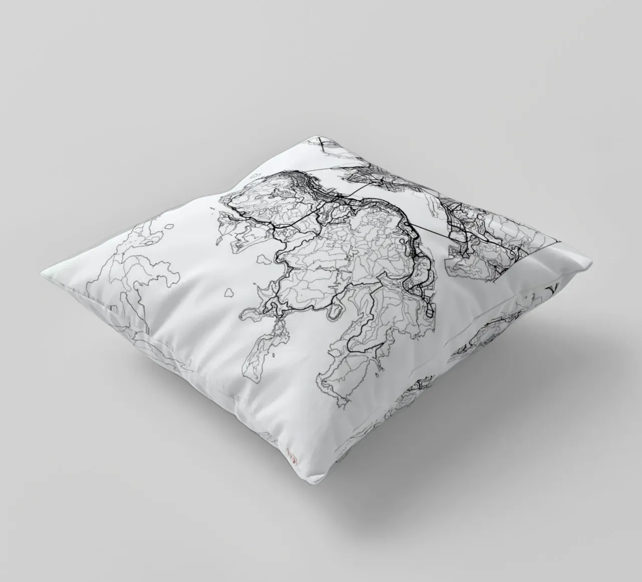 Hong Kong Minimal cuscino da Hubert Roguski