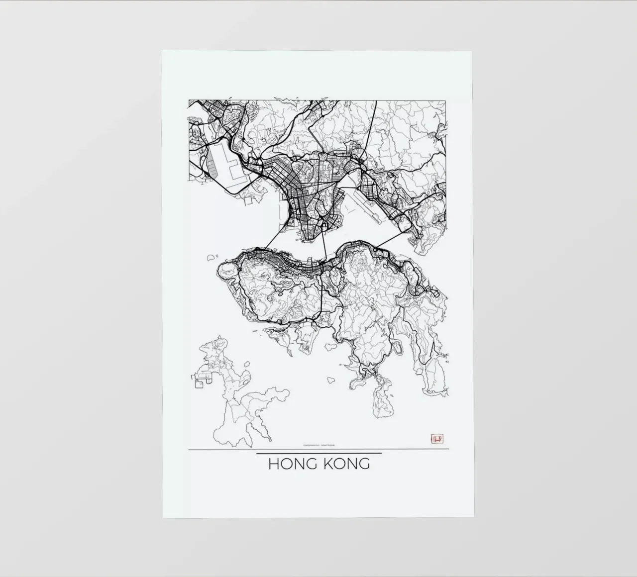 Hong Kong Minimal telo in pvc da Hubert Roguski