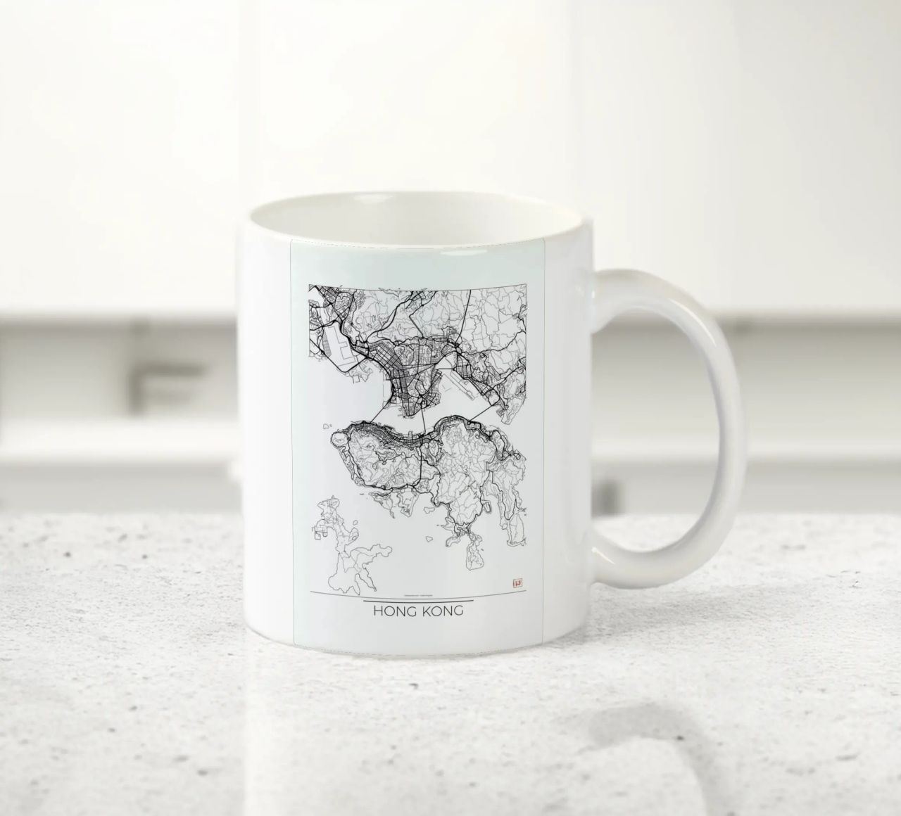 Hong Kong Minimal tazza in ceramica da Hubert Roguski