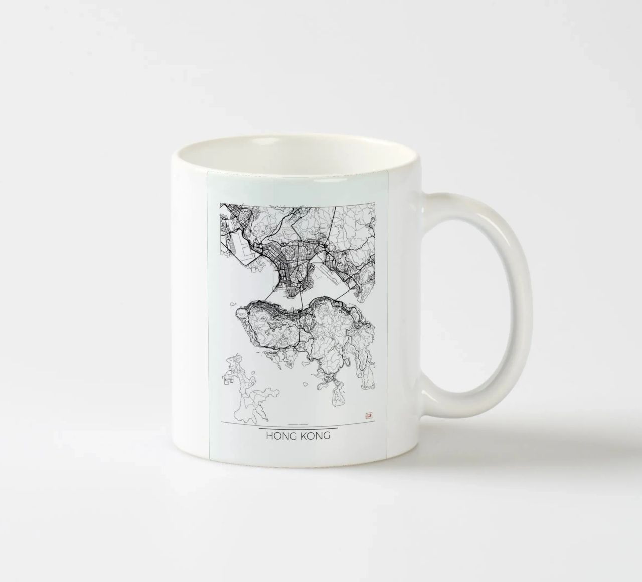 Hong Kong Minimal tazza in ceramica da Hubert Roguski