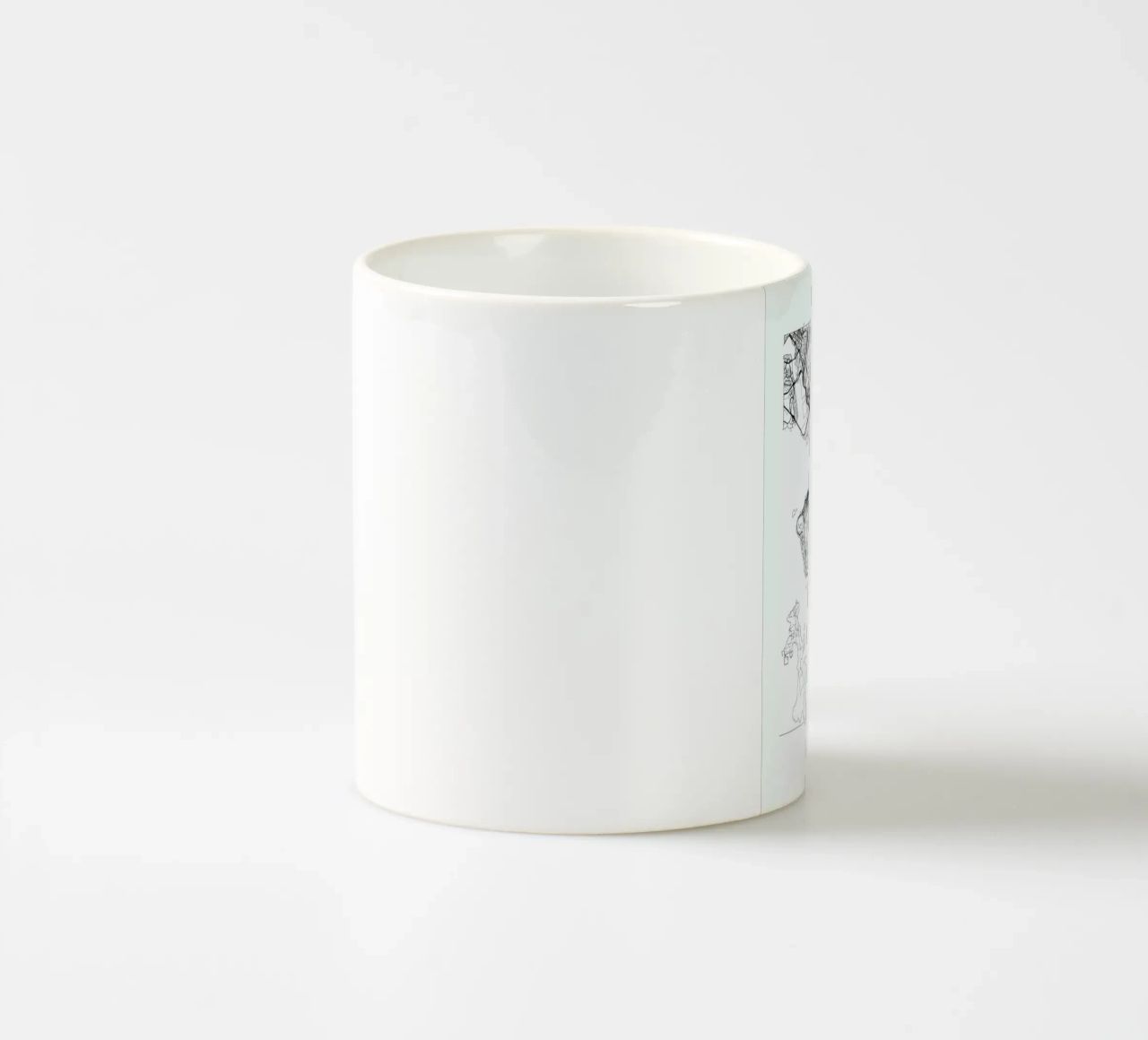 Hong Kong Minimal tazza in ceramica da Hubert Roguski