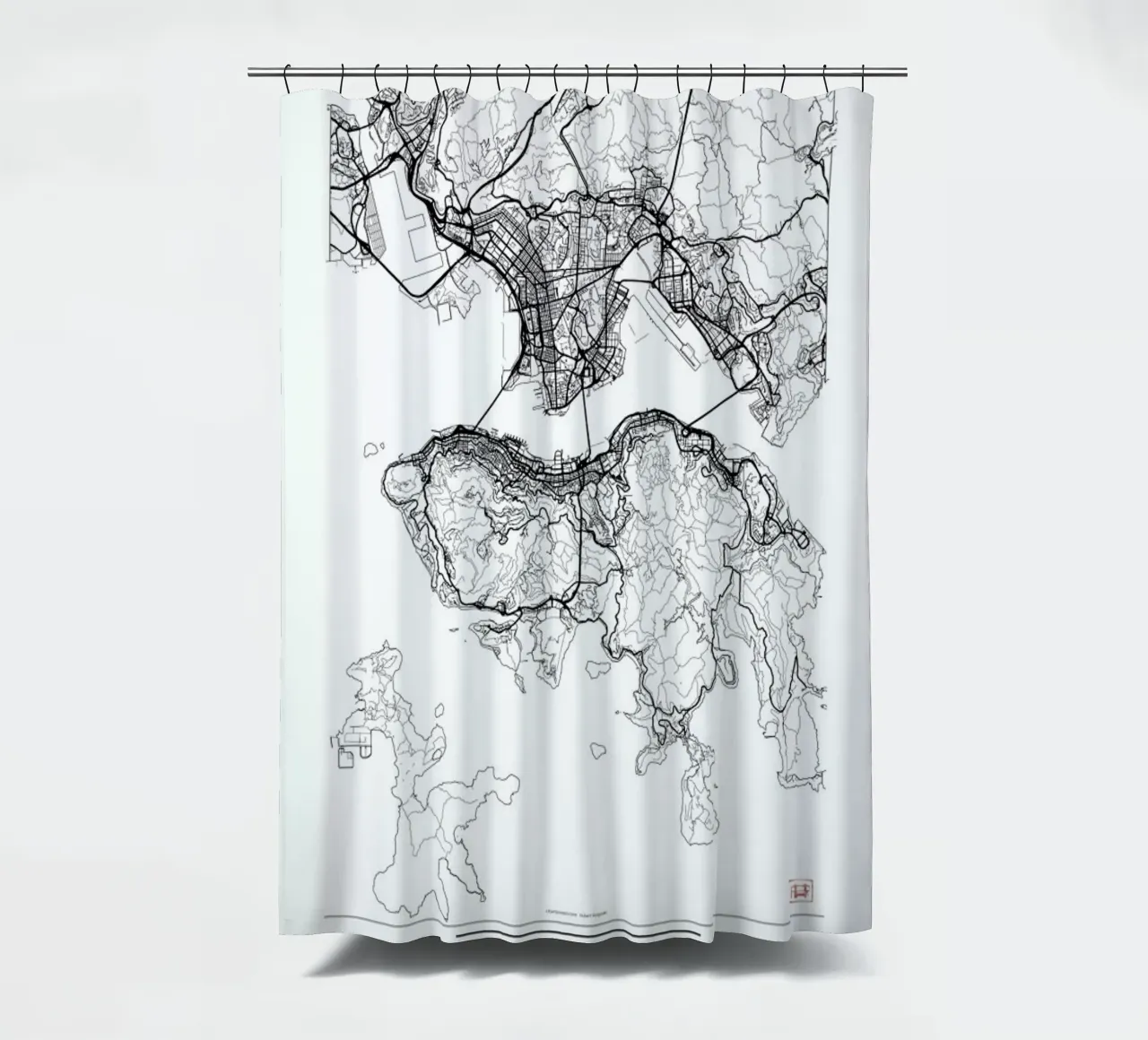 Hong Kong Minimal tenda da doccia da Hubert Roguski