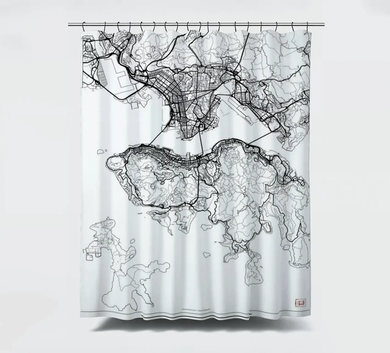 Hong Kong Minimal tenda da doccia da Hubert Roguski