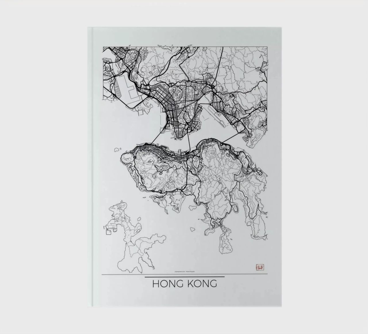 Hong Kong Minimal notebook by Hubert Roguski