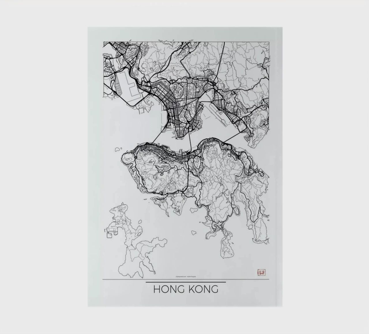 Hong Kong Minimal notebook by Hubert Roguski
