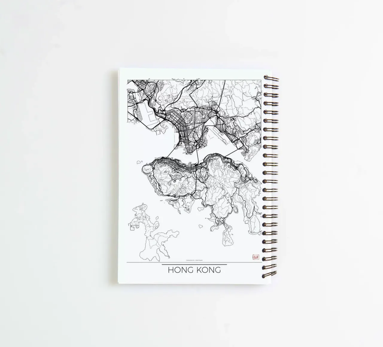 Hong Kong Minimal diario ad anelli da Hubert Roguski