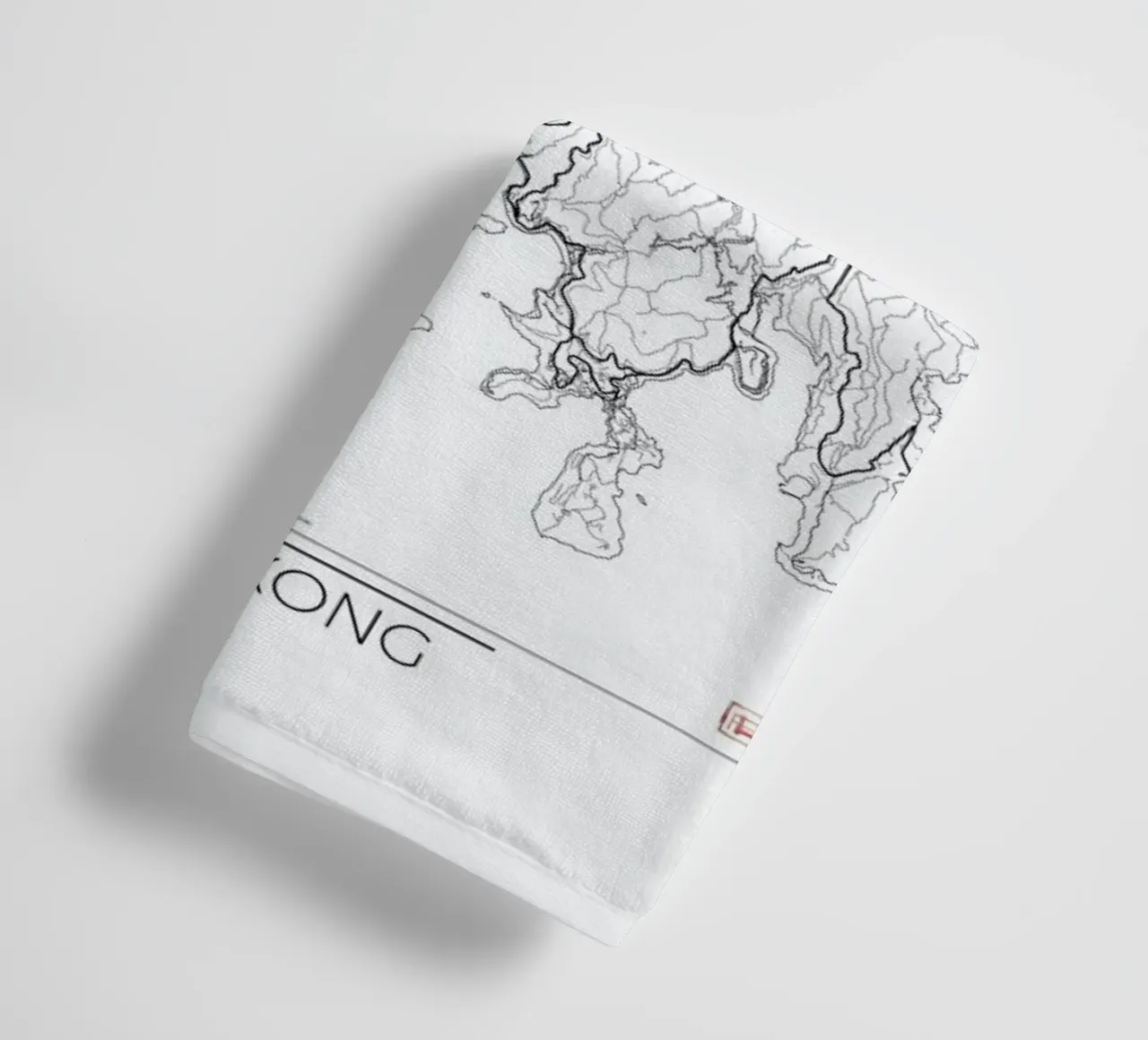 Hong Kong Minimal towel by Hubert Roguski