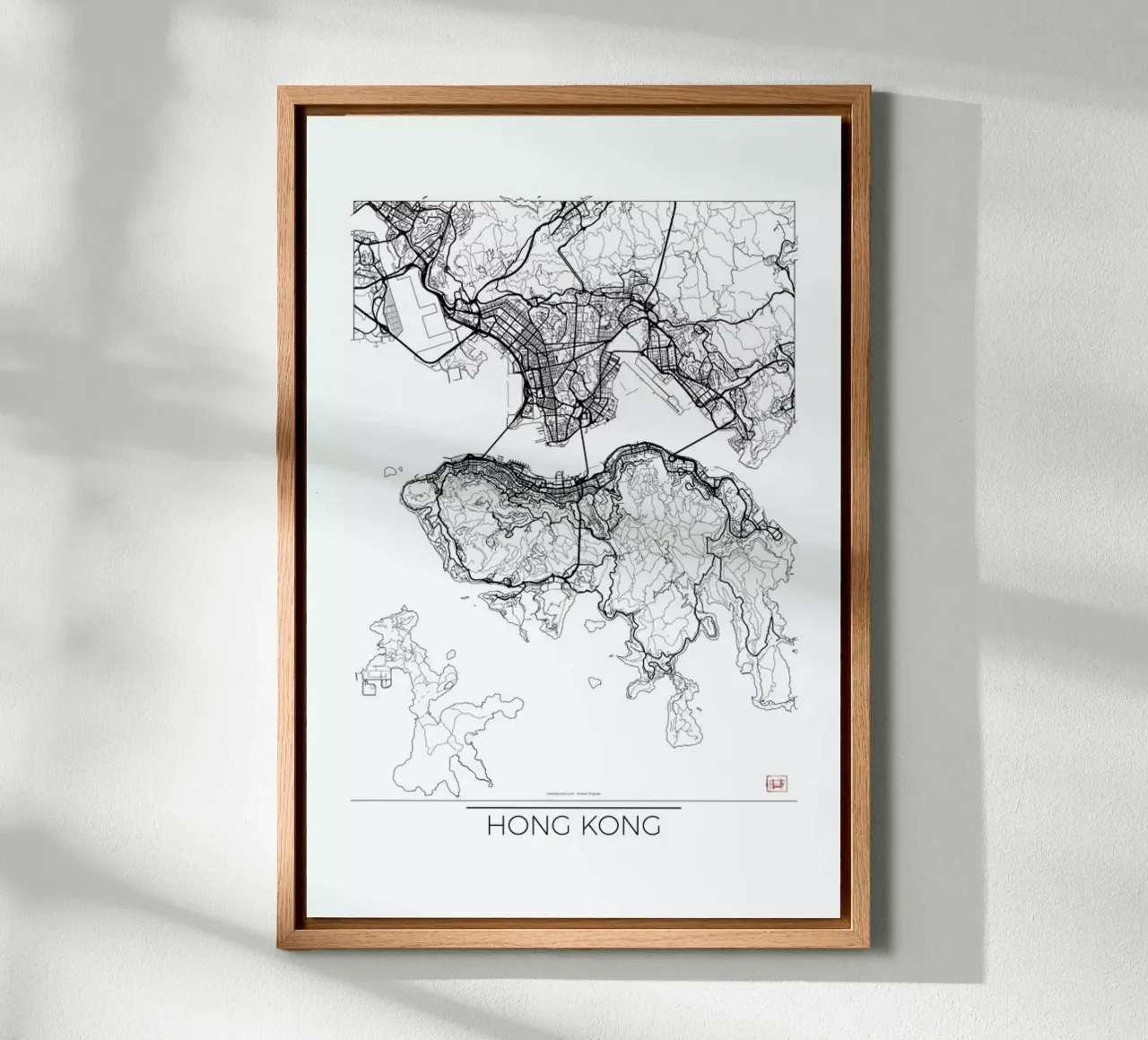 Hong Kong Minimal alluminio dibond da Hubert Roguski