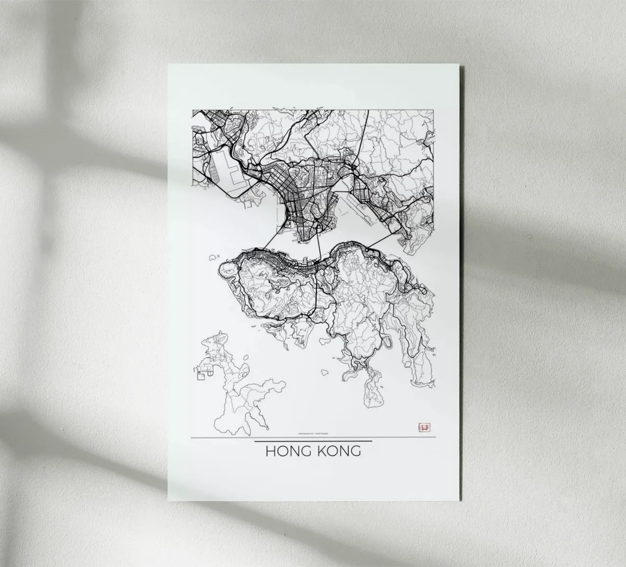 Hong Kong Minimal alluminio dibond da Hubert Roguski