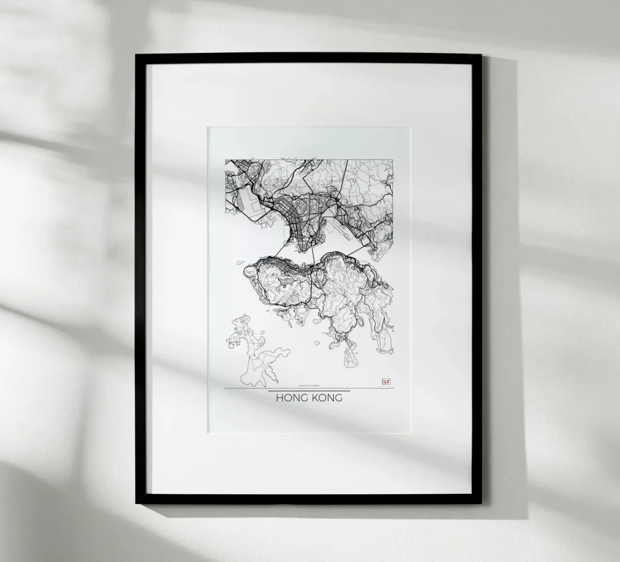 Hong Kong Minimal carta hahnemühle da Hubert Roguski