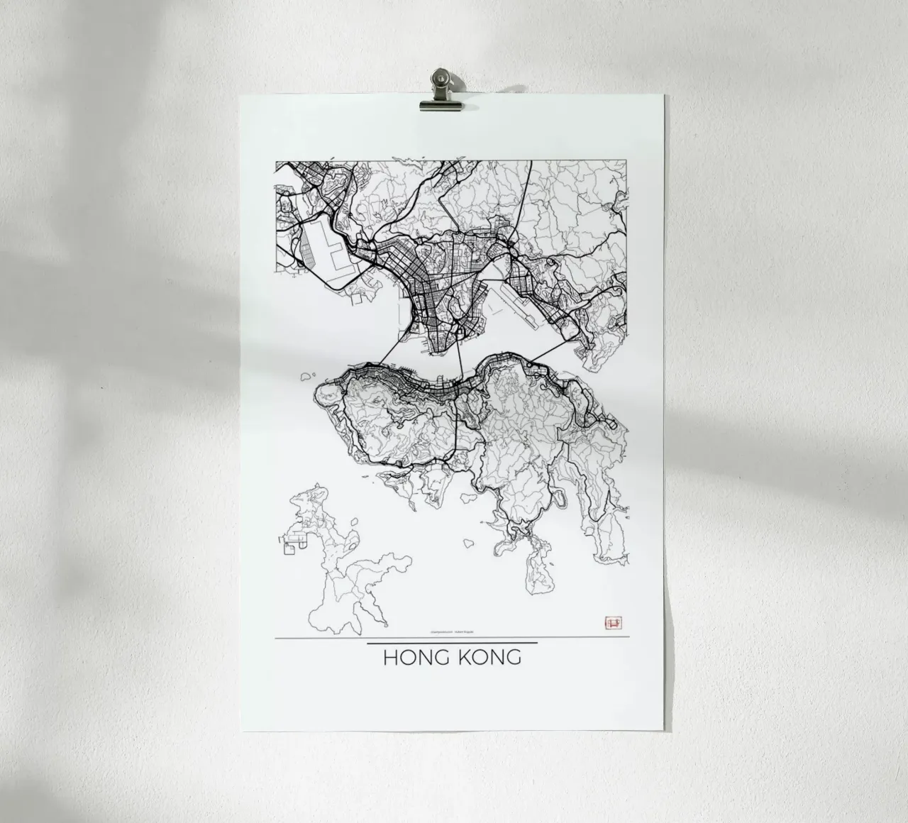 Hong Kong Minimal carta hahnemühle da Hubert Roguski