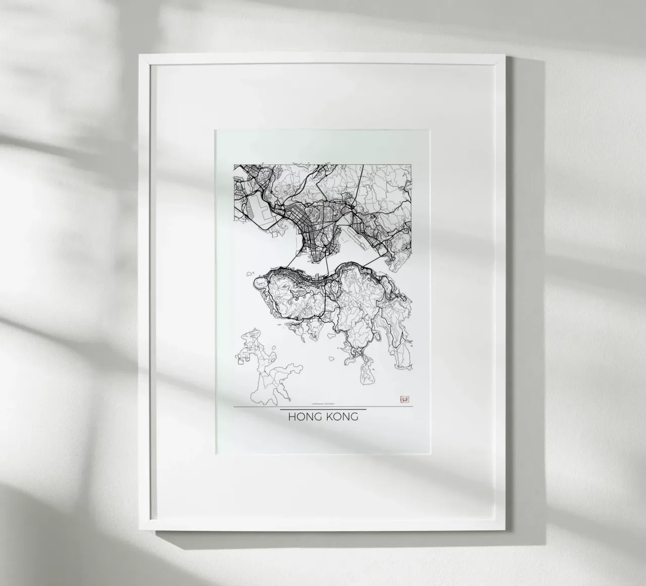 Hong Kong Minimal carta hahnemühle da Hubert Roguski