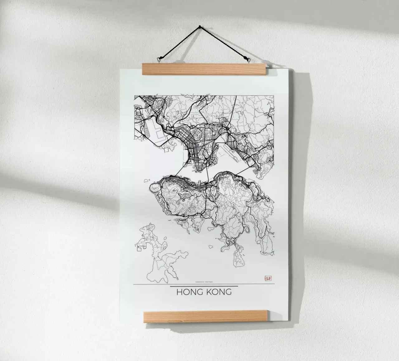 Hong Kong Minimal carta hahnemühle da Hubert Roguski