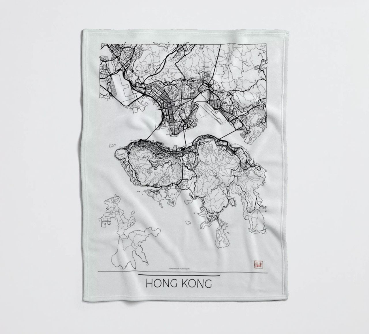 Hong Kong Minimal coperta in pile da Hubert Roguski