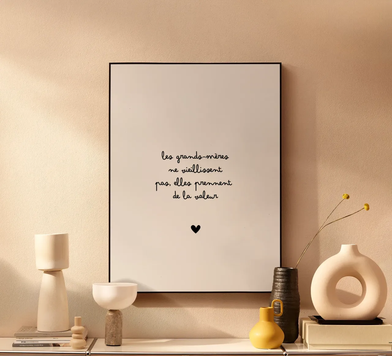 Citation grand mère alluminio dibond da Idées & Création