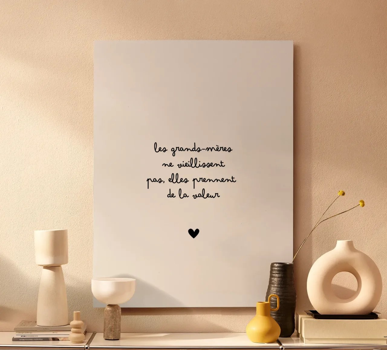 Citation grand mère alluminio dibond da Idées & Création
