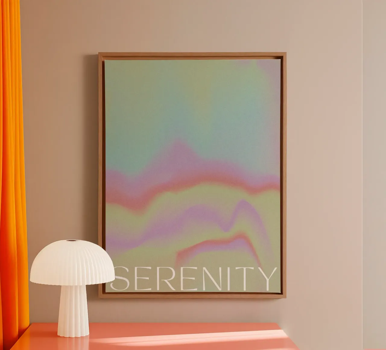 Serenity tela con Cornice a cassetta da treechild