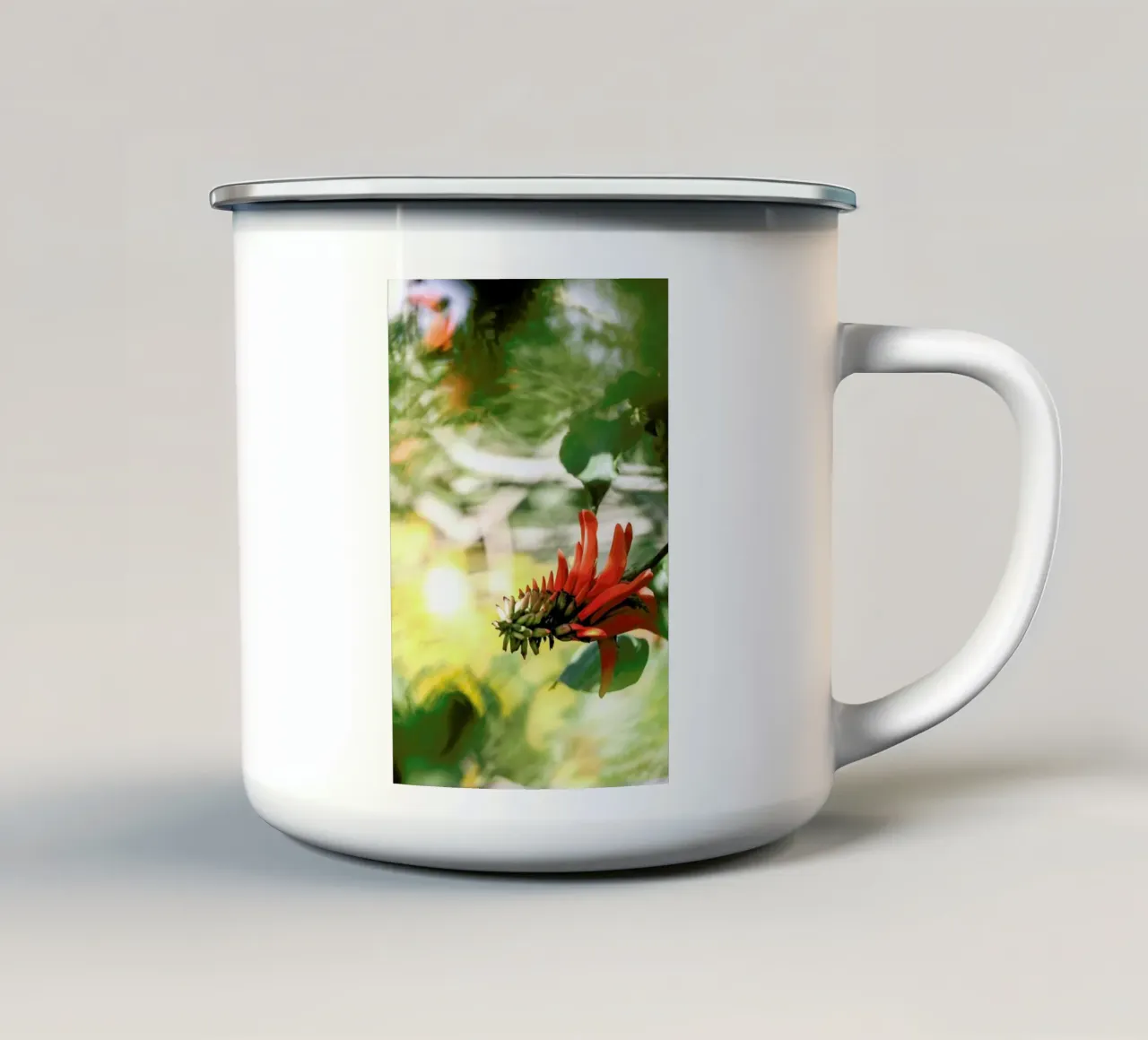 Coral Tree tazza in smalto da Shot By Clint